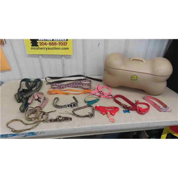 Dog Toy Box 18'' W x 10'' H , Leashes, Collars, Harness