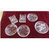 Image 7 : Anchor Hocking Vase, Ashtrays, 2 Candy Dishes, Creamer, Glasses & Other 