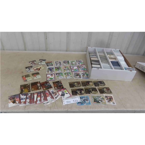 Large Variety of Hockey and Baseball Cards 