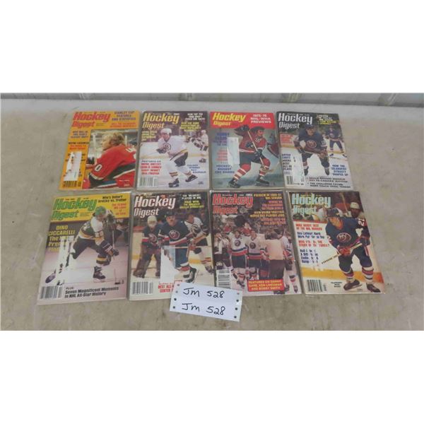 8 Hockey Digest 1970s/80s
