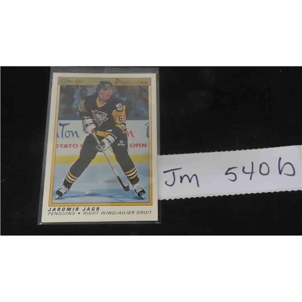 Jaromir Jagr Hockey Card
