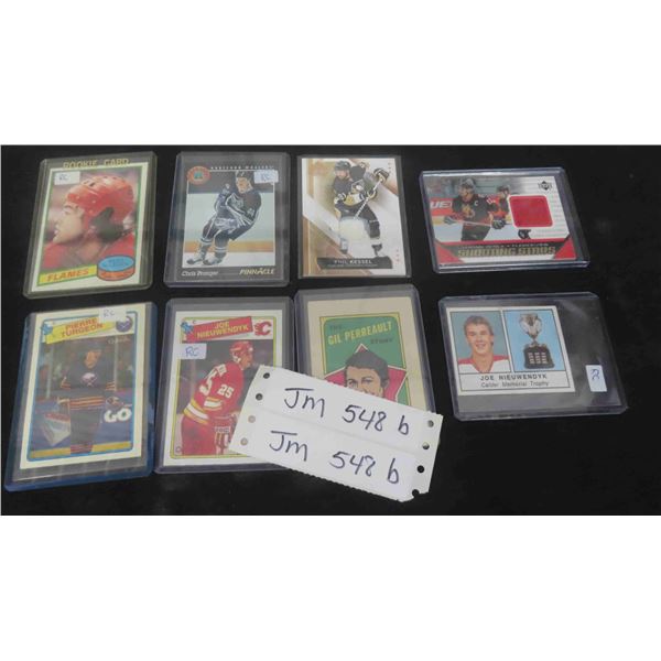 8 Hockey Cards: Kent Nilsson, Chris Pronger, Jarome Iginla & Others 