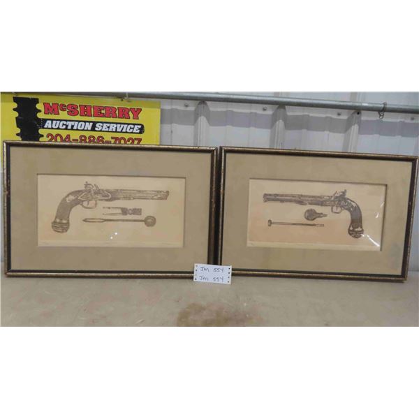 2 Framed, Signed & Numbered Prints 23'' x 15''