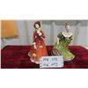 Image 1 : 2 Royal Doulton Figures: 1970 Lynne 8''  , 1974 Julia 8'' 