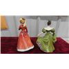 Image 2 : 2 Royal Doulton Figures: 1970 Lynne 8''  , 1974 Julia 8'' 