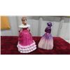 Image 2 : 2 Royal Doulton Figures: 1994 Sweet Sixteen 8'' , Dorcas 7 1/4'' 