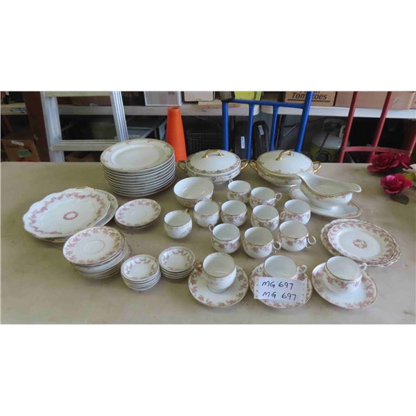 55pcs Limoges China & Other