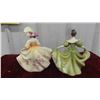 Image 2 : 2 Royal Doulton Figurines: 1978 Sunday Best 7 1/2'' , 1970 Lynne 7 1/4'' 