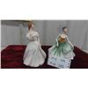 Image 1 : 2 Royal Doulton Figurines: 1982 Patrica 8 1/4'' , 1983 Cynthia 7 3/4'' 