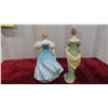 Image 2 : 2 Royal Doulton Figures: 1956 Enchantment 8'' , 1964 Lorna 8 1/2'' 