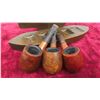 Image 4 : 5 Pipes with Wood Stand 