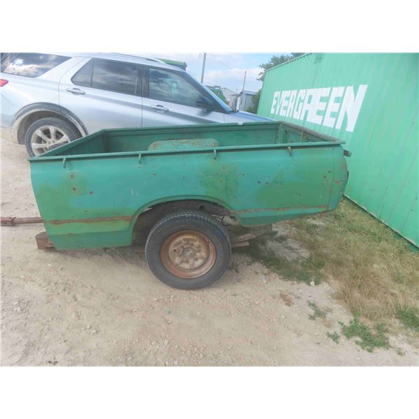 1970s Datsun Truck Box Homemade Trailer No TOD 