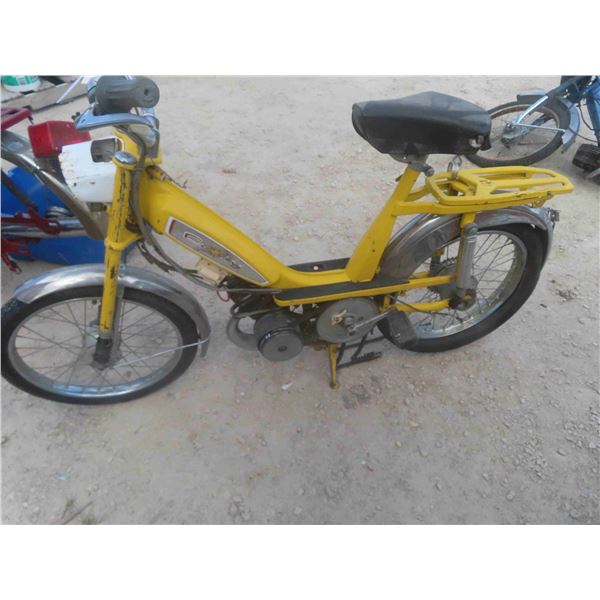 1970s French Moped 50cc Made by Caddy - Not Running but Engine Turns Over 