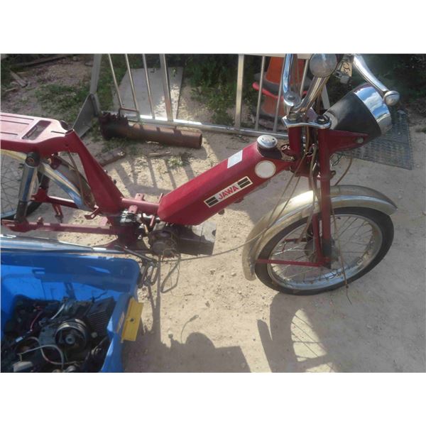 1970s Moped Made by Jawa - Not Running but Motor Seized , 