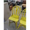 Image 2 : 3 Vintage Wood Chairs 