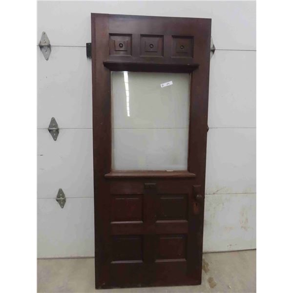 Vintage Turn of the Century Door 34'' x 8'' 