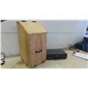 Image 1 : Toshiba VCR , Wood Bin with Lift Up Lid 10 3/4'' x 12'' x 23'' 