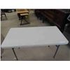 Image 2 : Poly Folding Leg Table 24'' x 48'' 