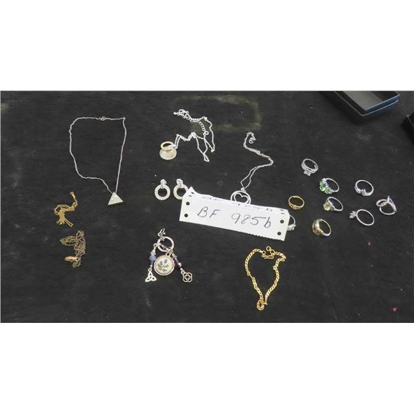 Fashion Jewelry  Includes 925 Sterling Silver Necklaces, Rings & More 
