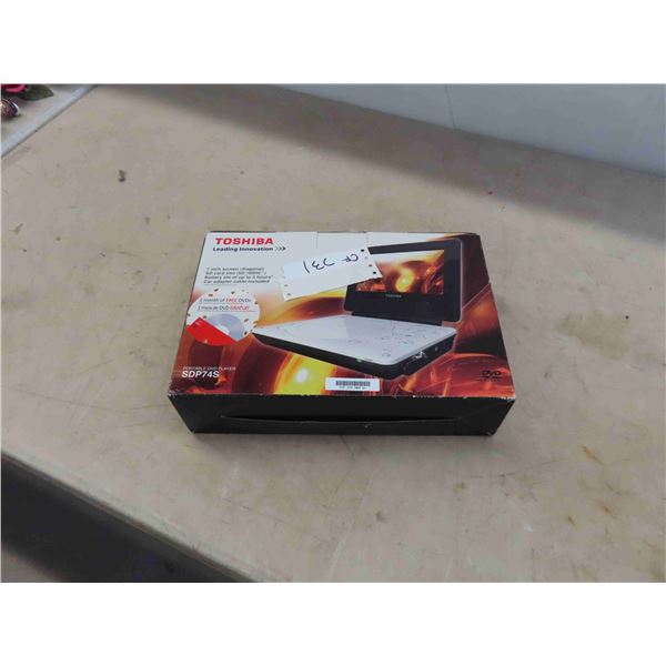 New Toshiba Portable DVD Player with 7'' Screen