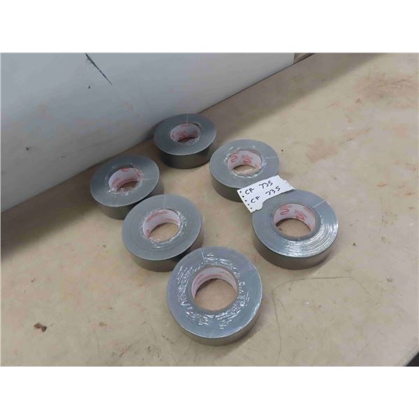 6 New Rolls of Duct Tape 