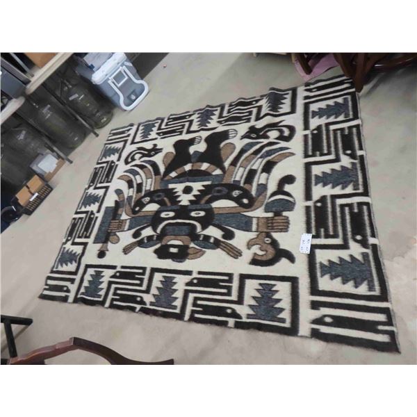 Aboriginal Design Blanket 64'' x 84'' 