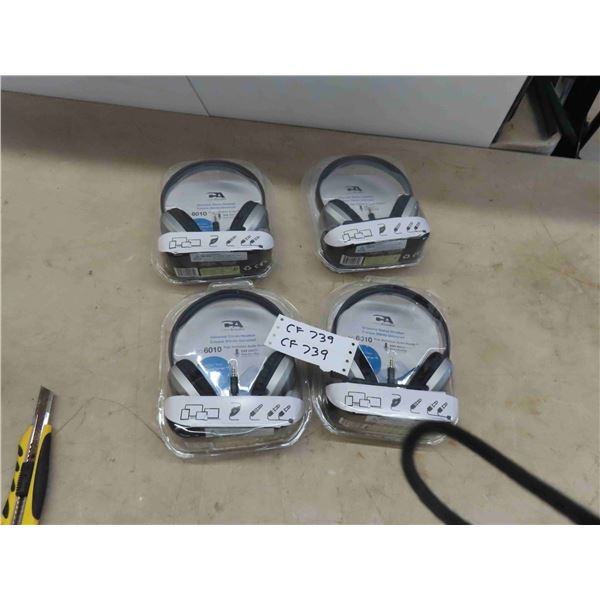 4 New Cyber Stereo Head Sets