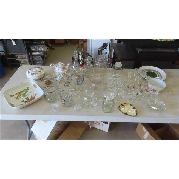 Glassware : Decanters, Wine, Serving Plates, Tea Pots & More 