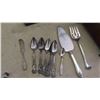 Image 7 : Flatware, Fancy Serving Cutlery with Wood Case 