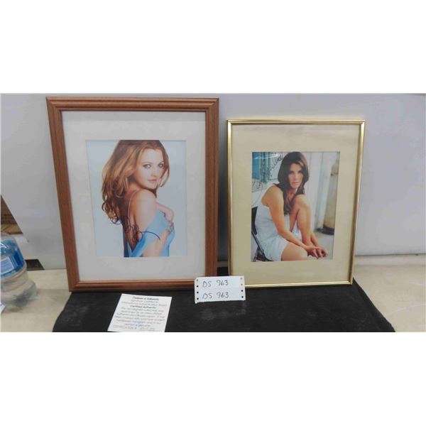 Autographed Framed Photo Drew Barrymore 12 