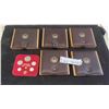 Image 1 : (7) Canadian Coin Sets with 5 Cases : 1981, 1983, 1984, 1985 