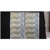Image 4 : (12) Canadian Bills 1973/74 : (2) $2 Bills , (10) $1 Bills