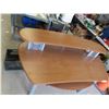 Image 3 : Metal and Wood Computer Desk 37'' x 60'' x 32'' 