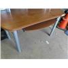 Image 4 : Metal and Wood Computer Desk 37'' x 60'' x 32'' 
