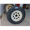 Image 2 : 2 Trailer Tires ST225/75 R15 & 5 Hole Rims 