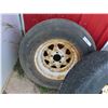 Image 3 : 2 Trailer Tires ST225/75 R15 & 5 Hole Rims 