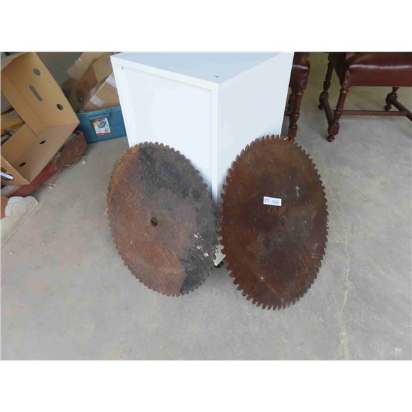 2 Saw Mandrels 21'' & 23'' 