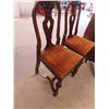 Image 3 : Walnut Dining Room Table 30'' x 51'' x 64'' , (4) Leaves Each 13 1/2''