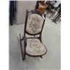 Image 2 : Folding Rocking Chair with Tapestry Padded Seat