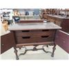 Image 9 : Walnut Buffet 37'' x 42'' x 20'' 