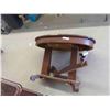 Image 1 : Oval Oak Stand with Drawer - Broken Base , Nice Item Worth 