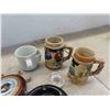 Image 2 : Anniversary Mantle Clock , Stamp Design Coasters , Steins , 