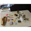 Image 1 : Lighters , Binoculars , Old Brass Door Knobs , Carving Knife , Rock , Plus 