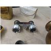 Image 3 : Lighters , Binoculars , Old Brass Door Knobs , Carving Knife , Rock , Plus 