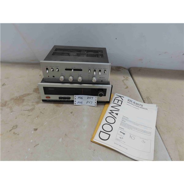 Kenwood AM/FM Stereo Tuner , Sanyo Decoder/Amplifier