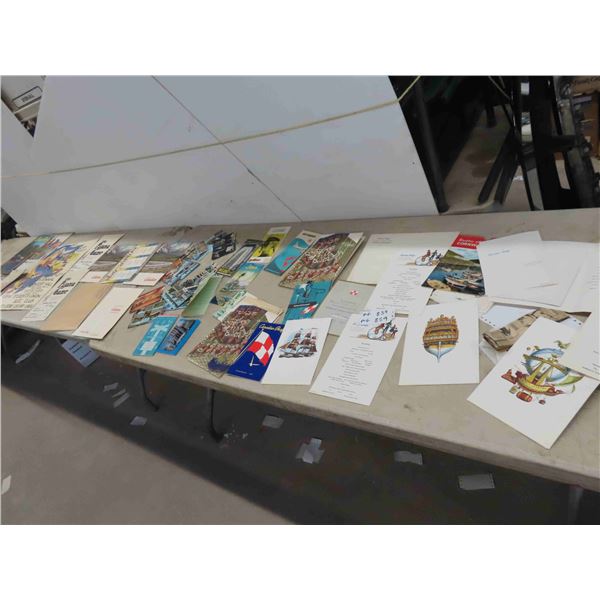 Post Cards , Travel Pamphlets , Canadian Pacific Manuals , Scrap 