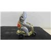 Image 4 : Vintage Tin Wind Up Elephant on Scooter 6'' x 3 1/2'' x 10 1/2''