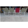 Image 2 : 4 Fold Up Lawn Chairs 