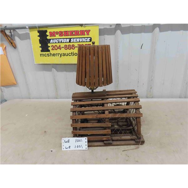 Lobster Trap Lamp 