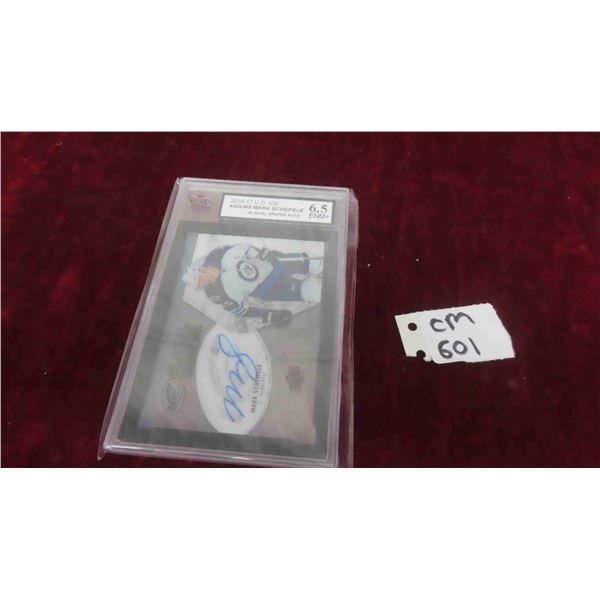 Graded Mark Scheifele Winnipeg Jets Glacial Graphs Auto